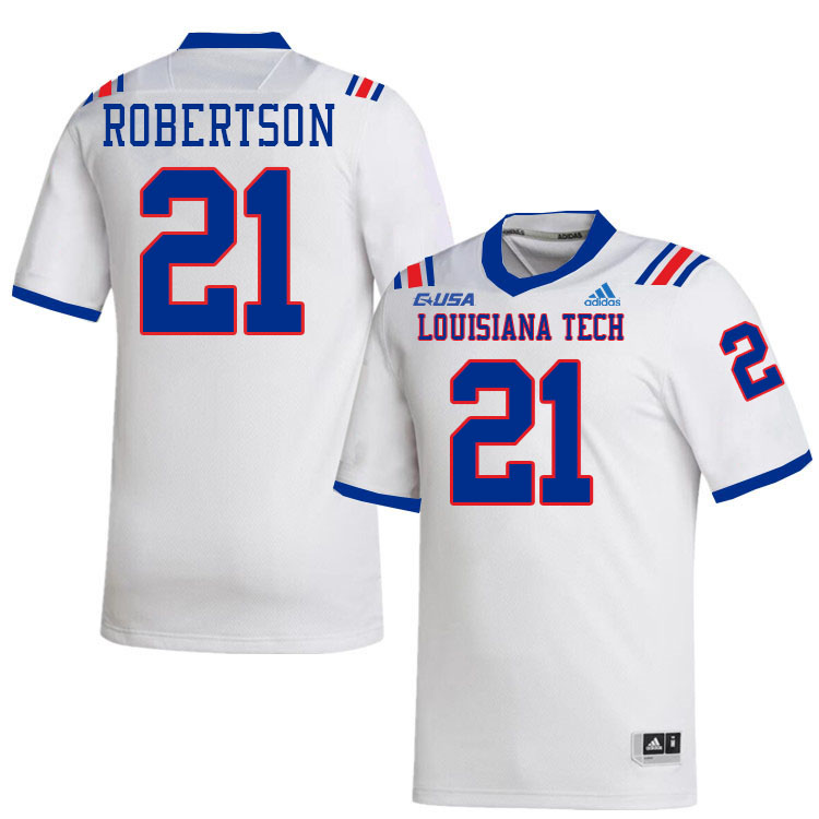 Amik Robertson Louisiana Tech Jersey,LA Tech Bulldogs Football Jerseys,Uniforms,Gears-White